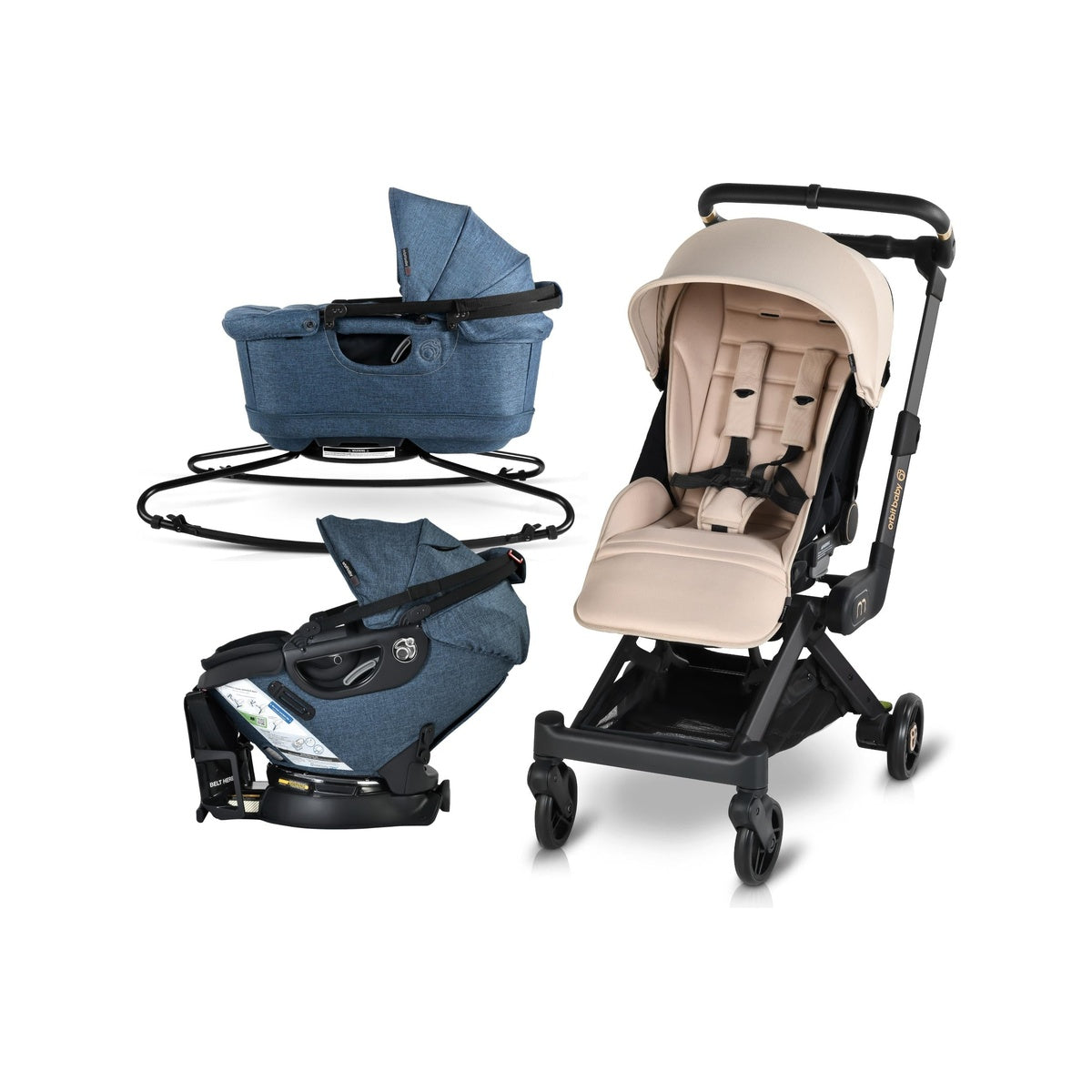 Travel System with Stroller, Lounge, and Ride Modes P25870