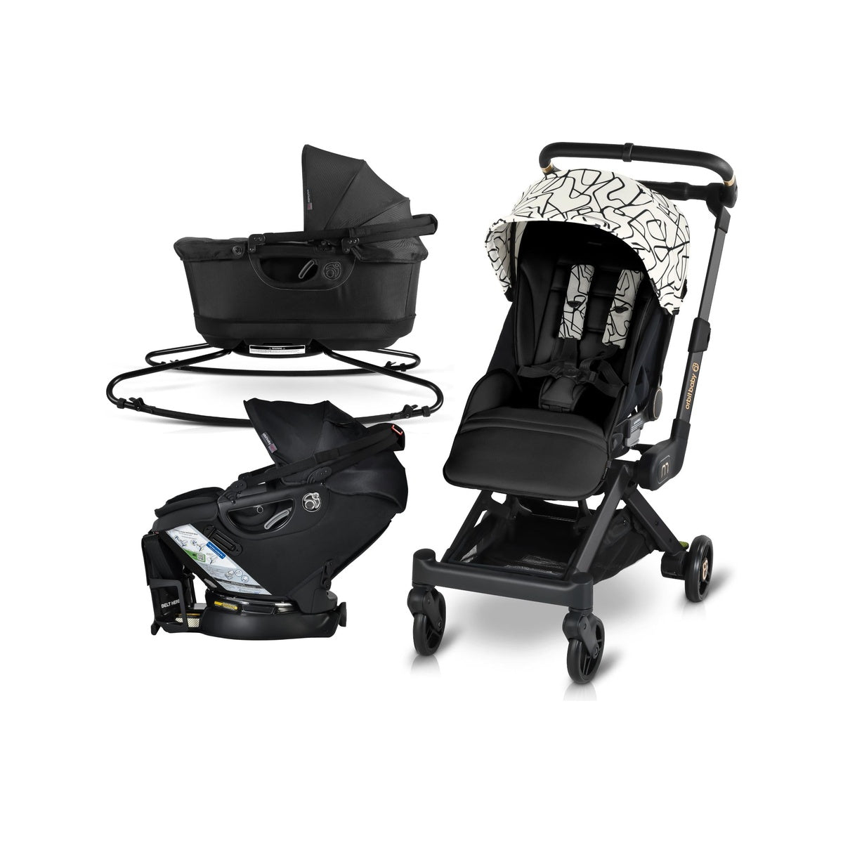 Travel System with Stroller, Lounge, and Ride Modes P25870