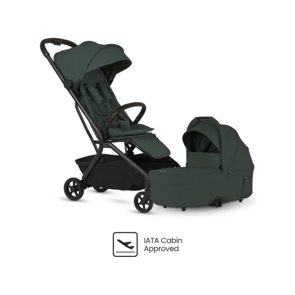 Compact Stroller with Folding Bassinet Bundle T180