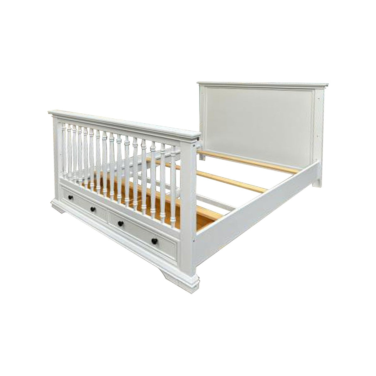 Full Size Bed Conversion Rails - White N89880