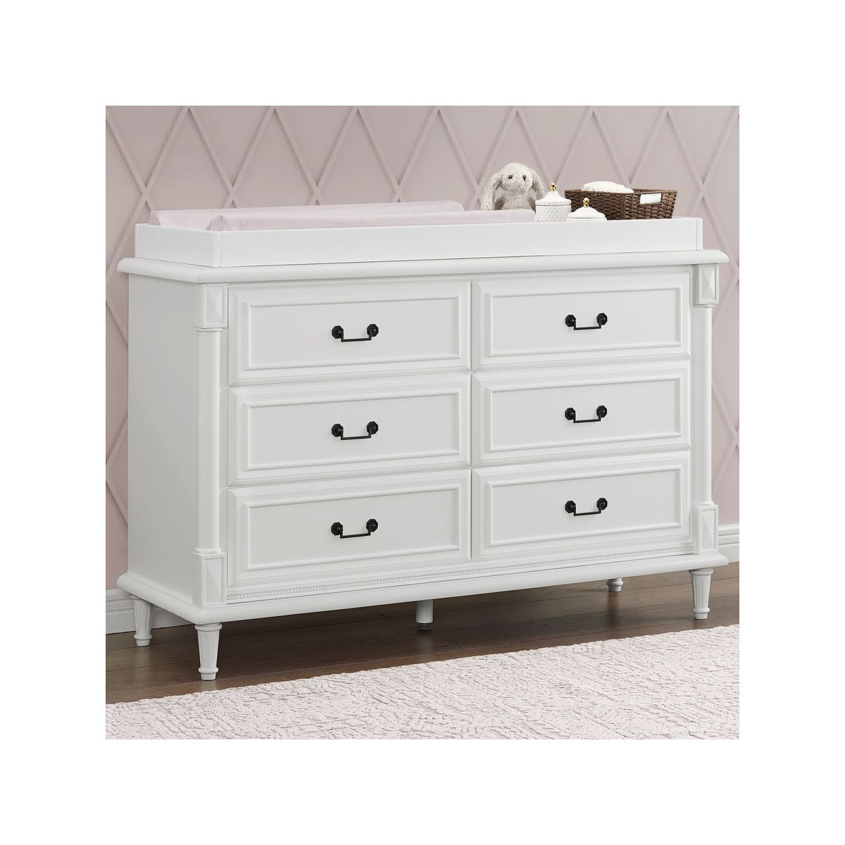 6 Drawer Dresser with Changing Topper X902587