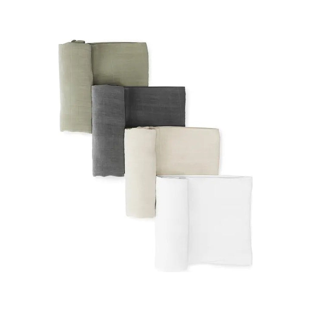 Organic Breathable Swaddle Blankets 4-Pack L547