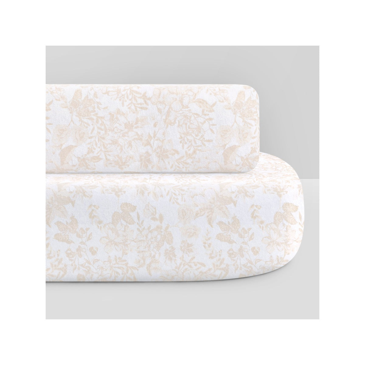 Oval Organic Cotton Crib Sheet and Changing Pad Cover Set S885