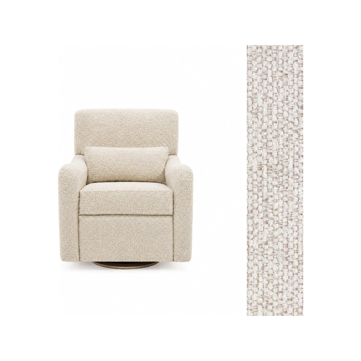 Teddy Power Gliding Swivel Nursery Recliner G737