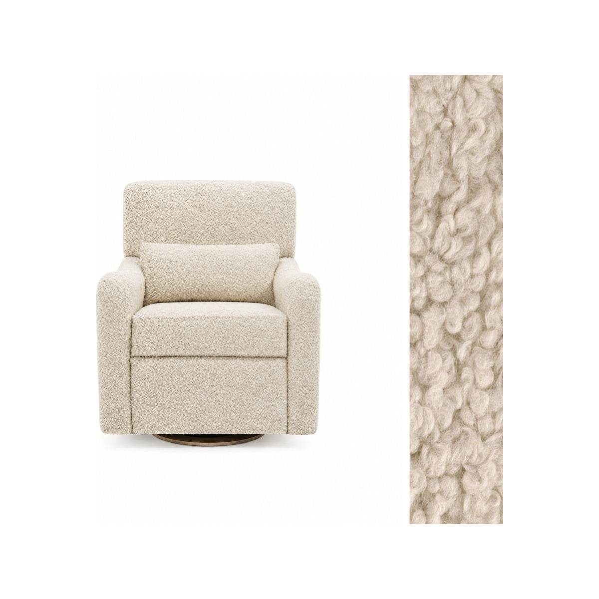Teddy Power Gliding Swivel Nursery Recliner G737