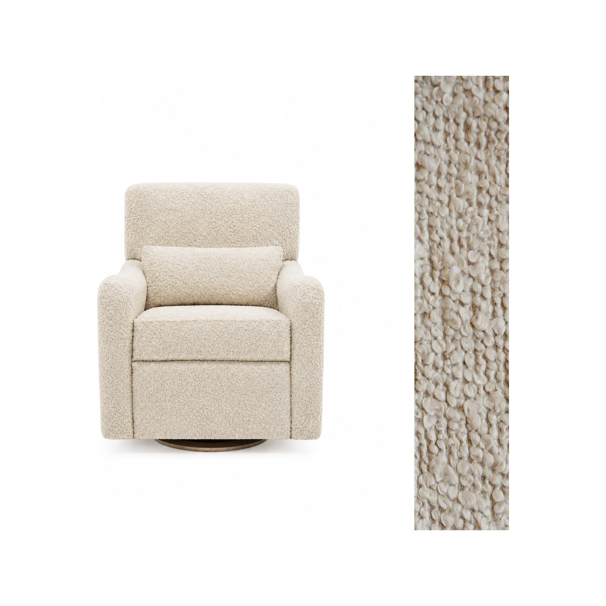 Teddy Power Gliding Swivel Nursery Recliner G737