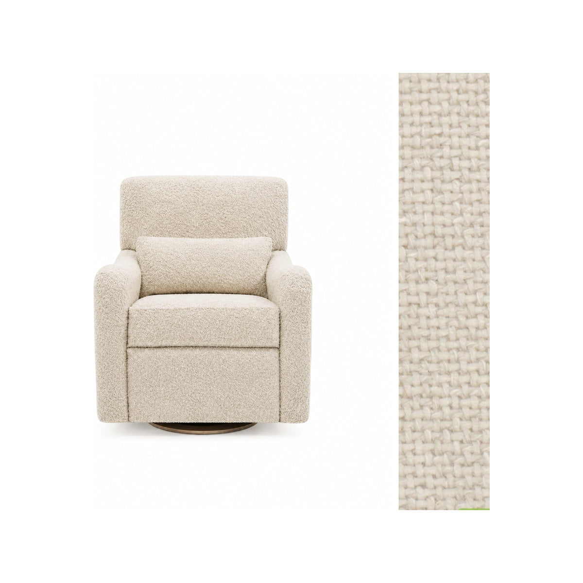 Teddy Power Gliding Swivel Nursery Recliner G737