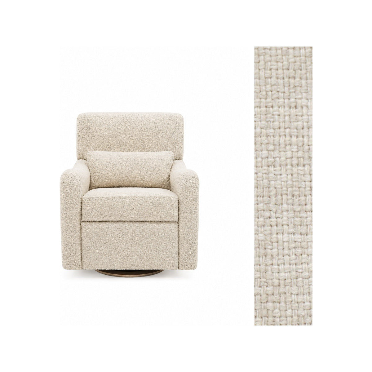 Teddy Power Gliding Swivel Nursery Recliner G737