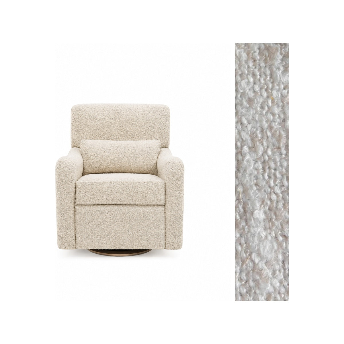 Teddy Power Gliding Swivel Nursery Recliner G737