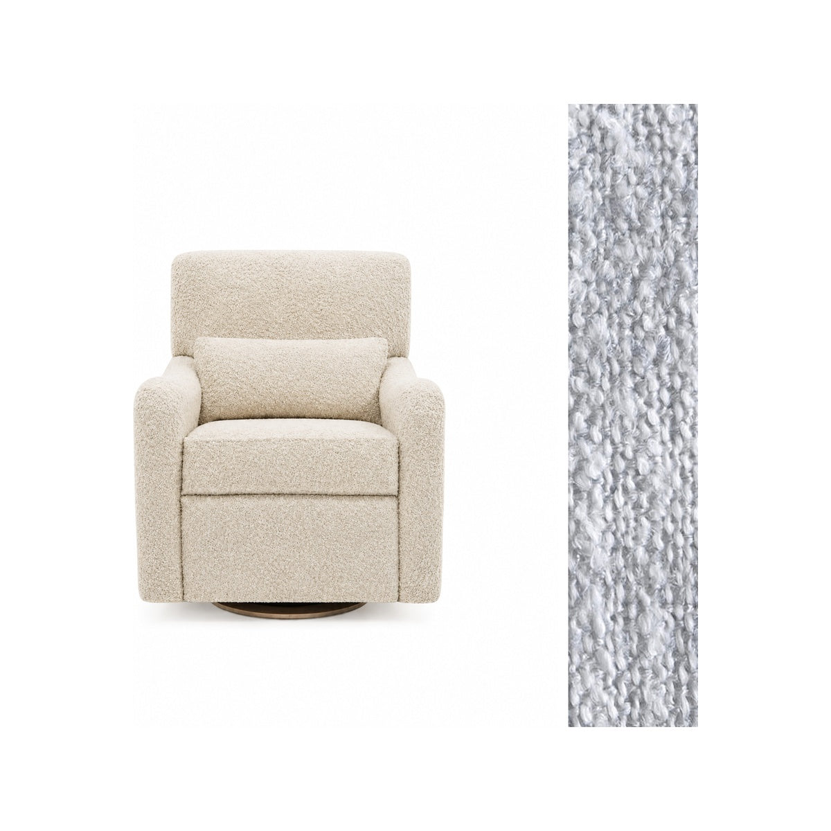 Teddy Power Gliding Swivel Nursery Recliner G737