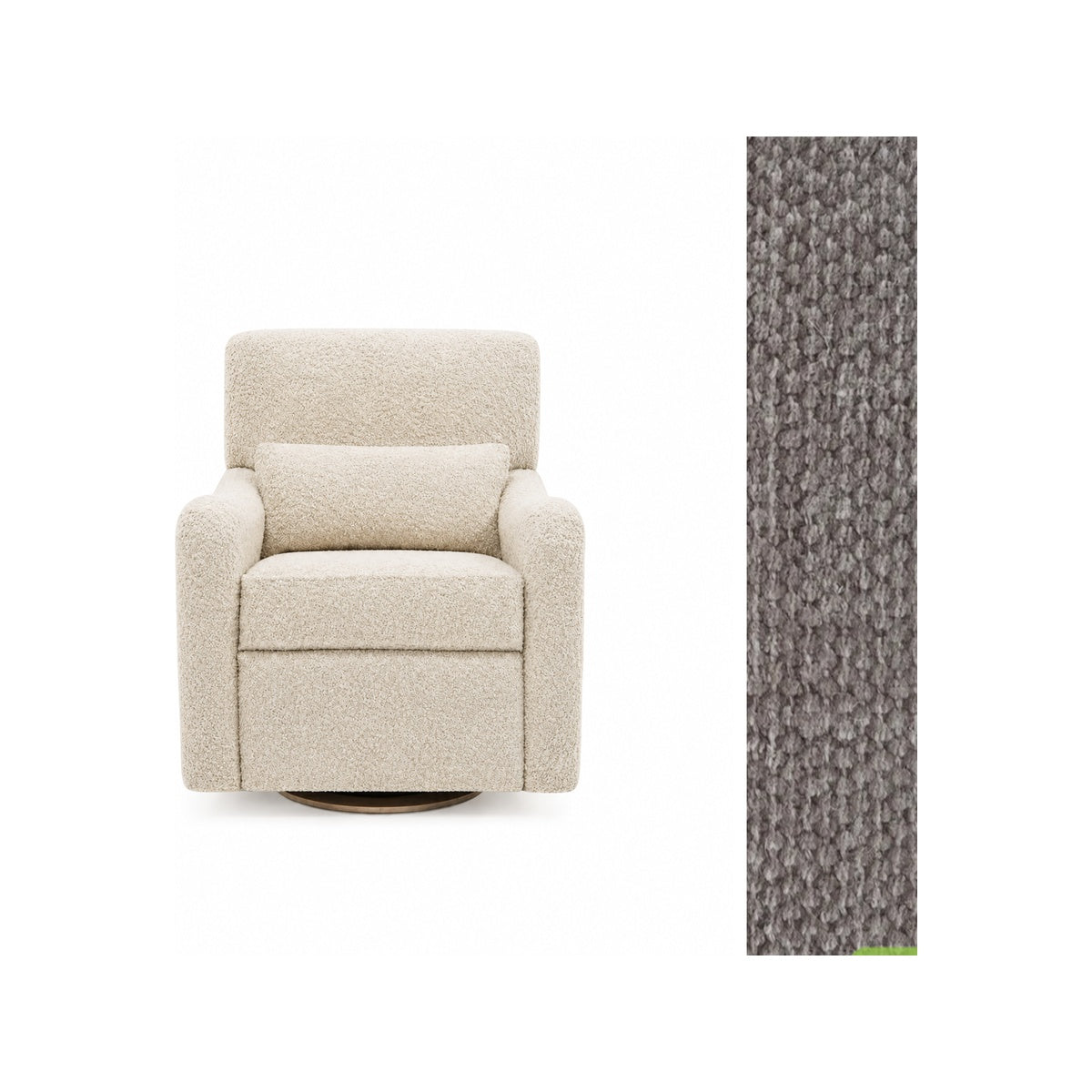 Teddy Power Gliding Swivel Nursery Recliner G737