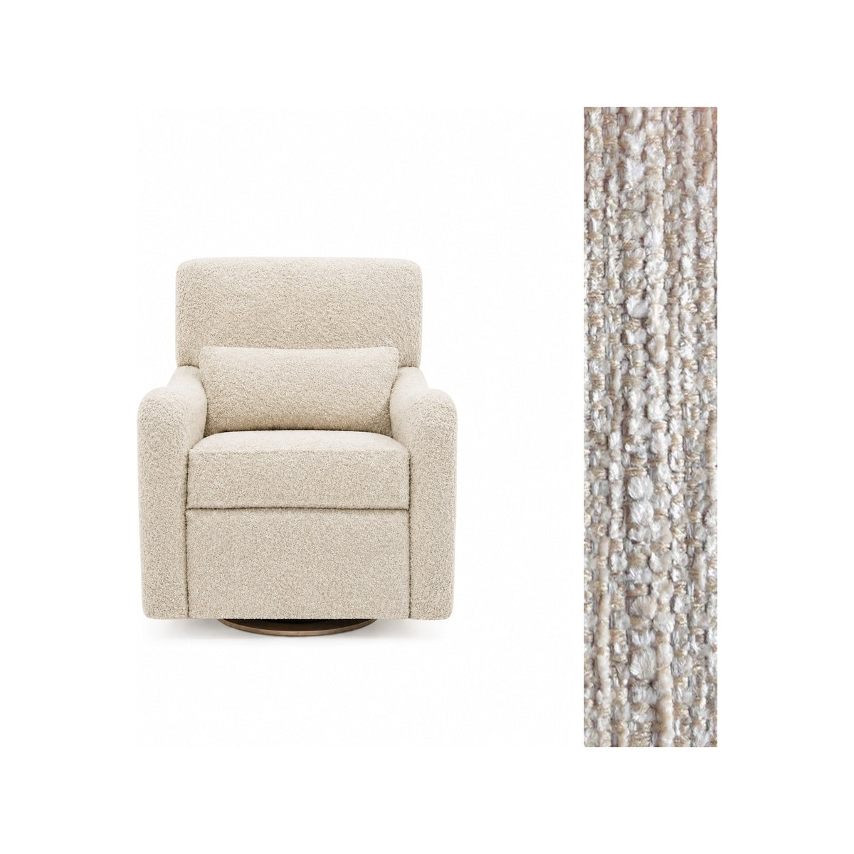 Teddy Power Gliding Swivel Nursery Recliner G737