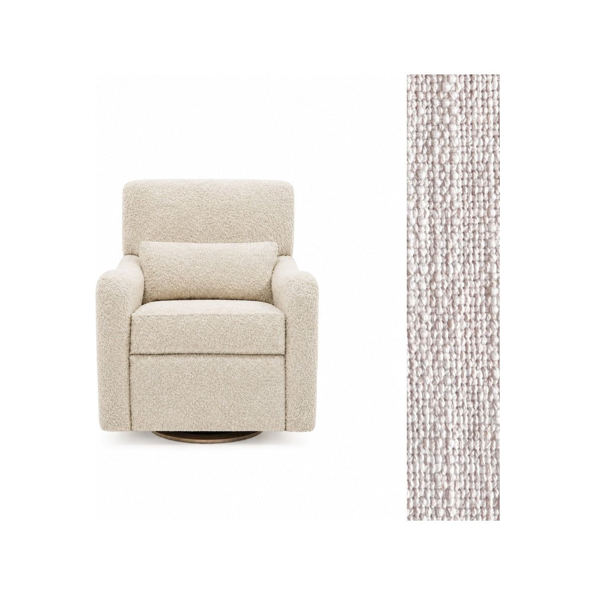 Teddy Power Gliding Swivel Nursery Recliner G737