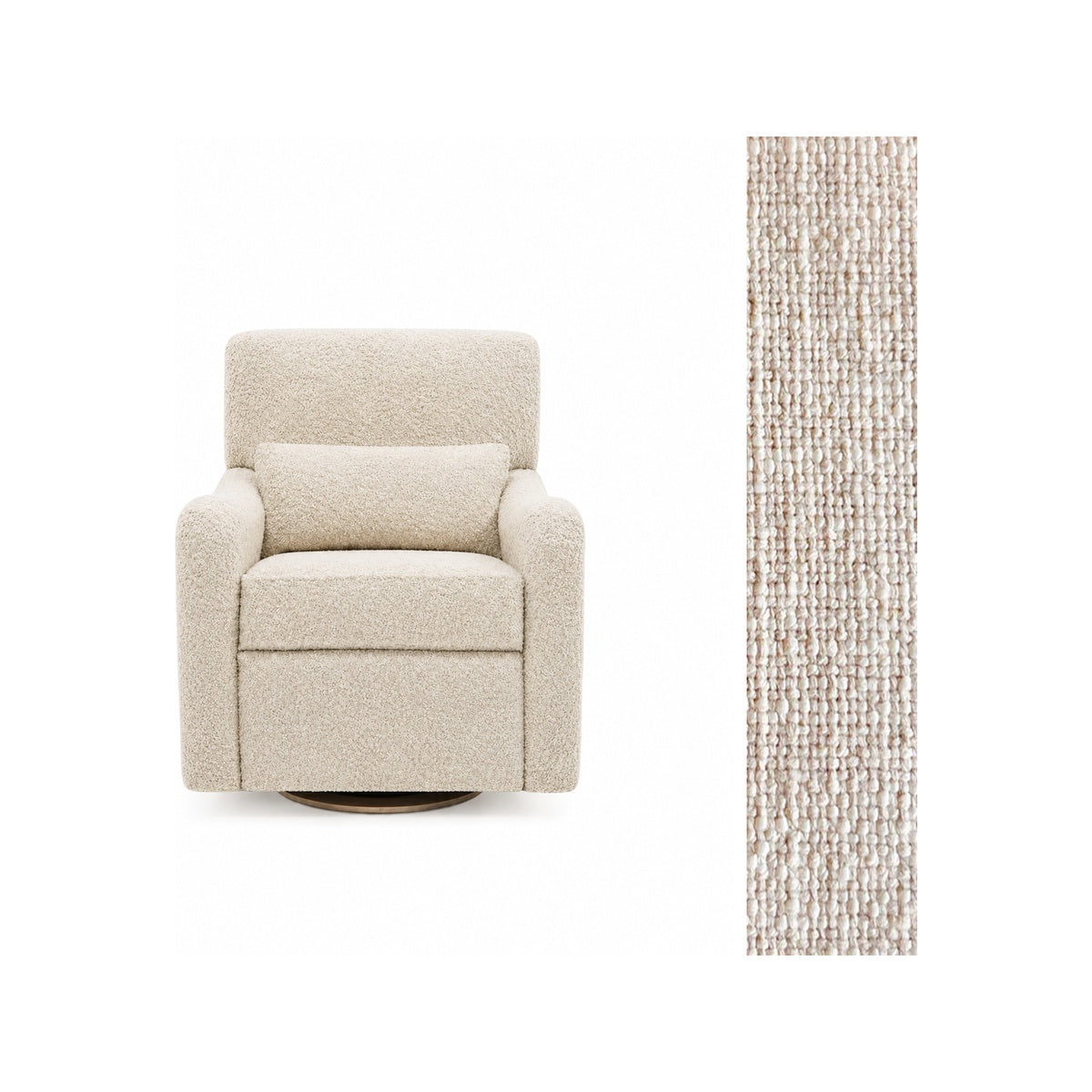 Teddy Power Gliding Swivel Nursery Recliner G737