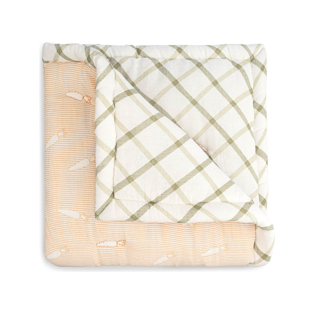 Cotton Quilted Fruits & Veggies Baby Blanket F41356