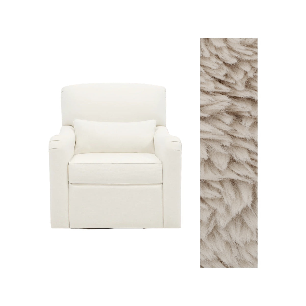 Gliding Swivel Nursery Recliner L688327