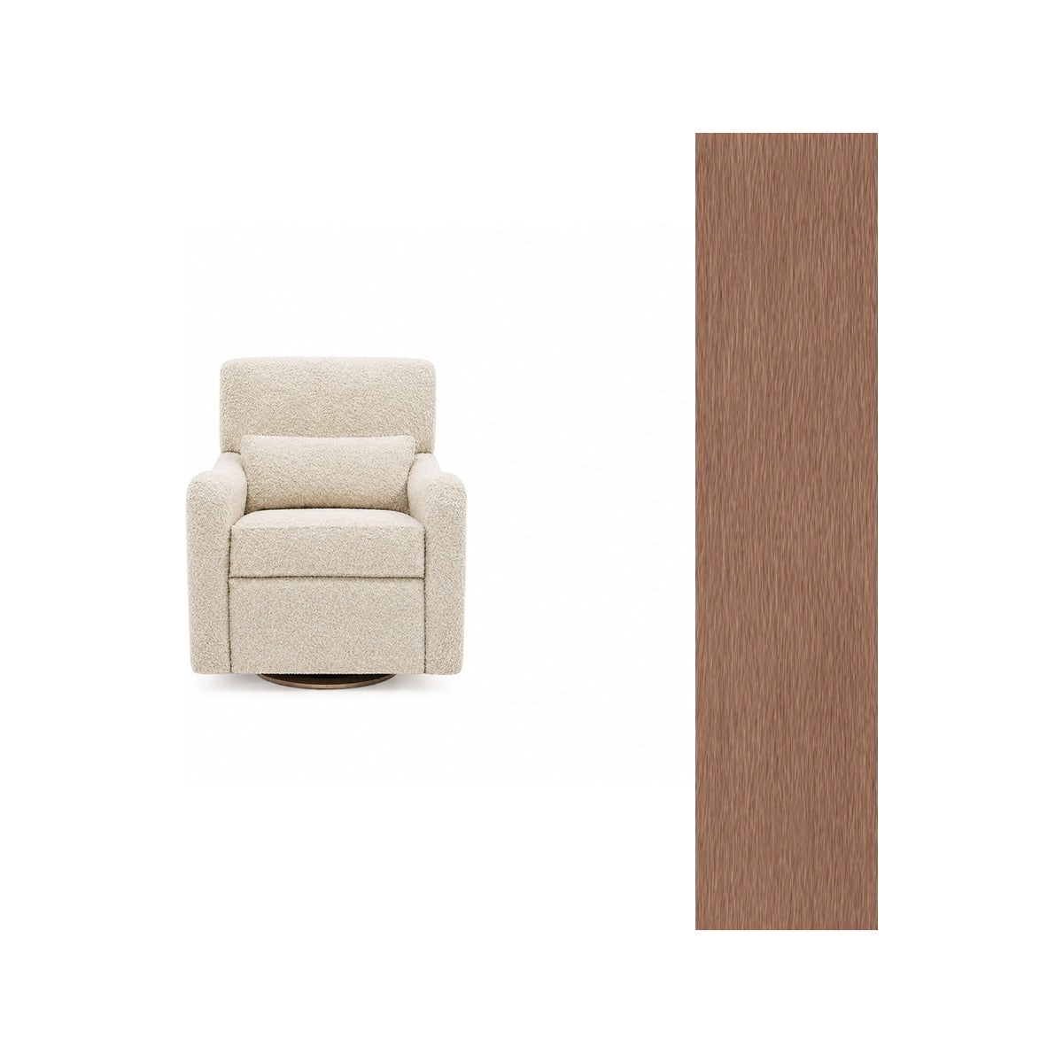 Teddy Power Gliding Swivel Nursery Recliner G737