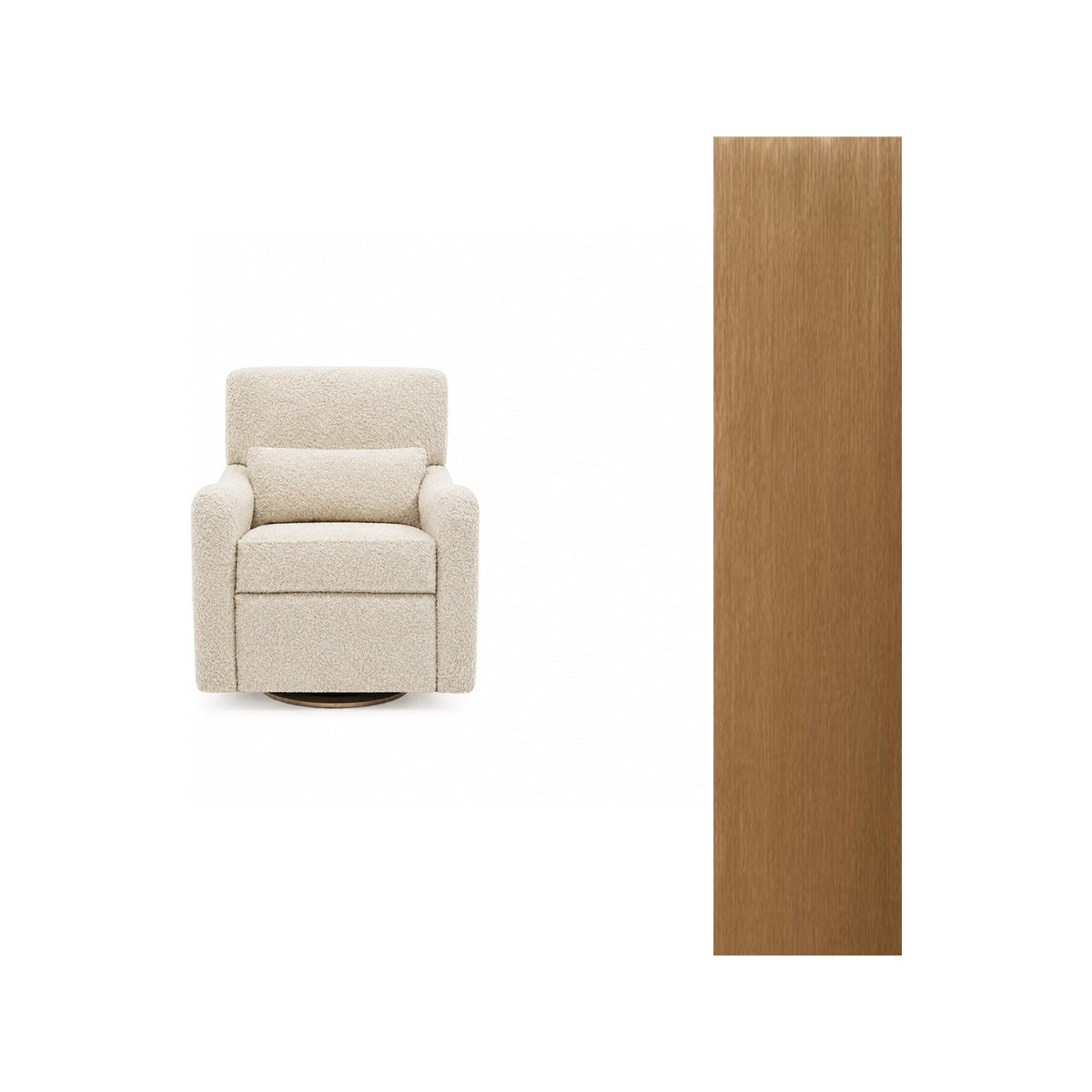 Teddy Power Gliding Swivel Nursery Recliner G737