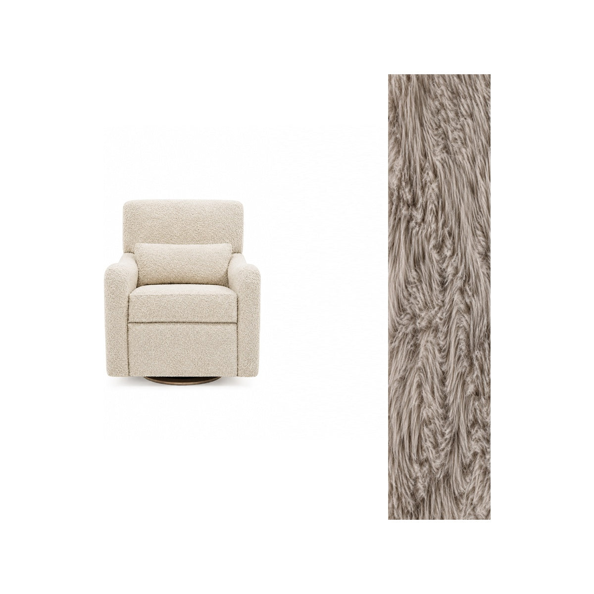 Teddy Power Gliding Swivel Nursery Recliner G737