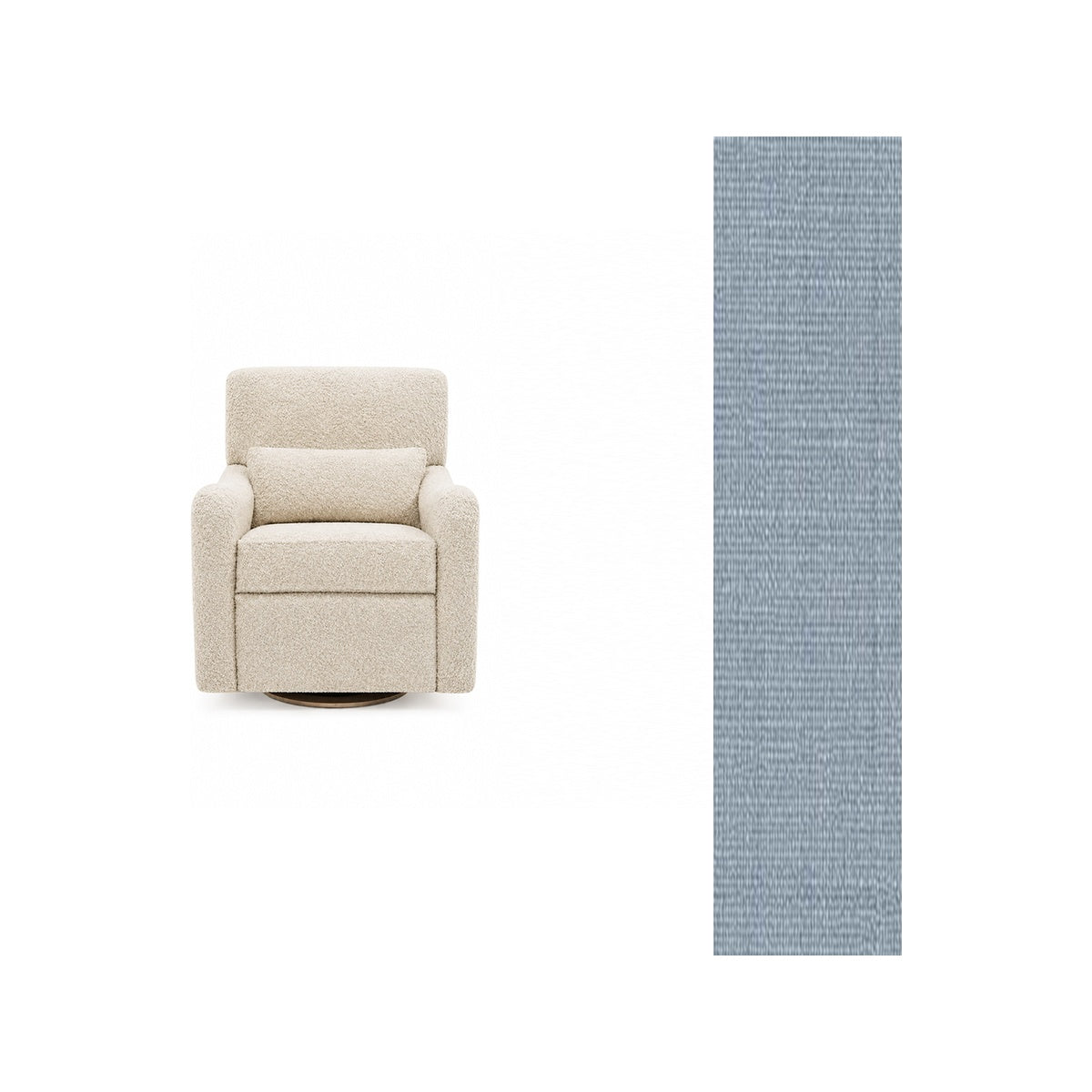 Teddy Power Gliding Swivel Nursery Recliner G737