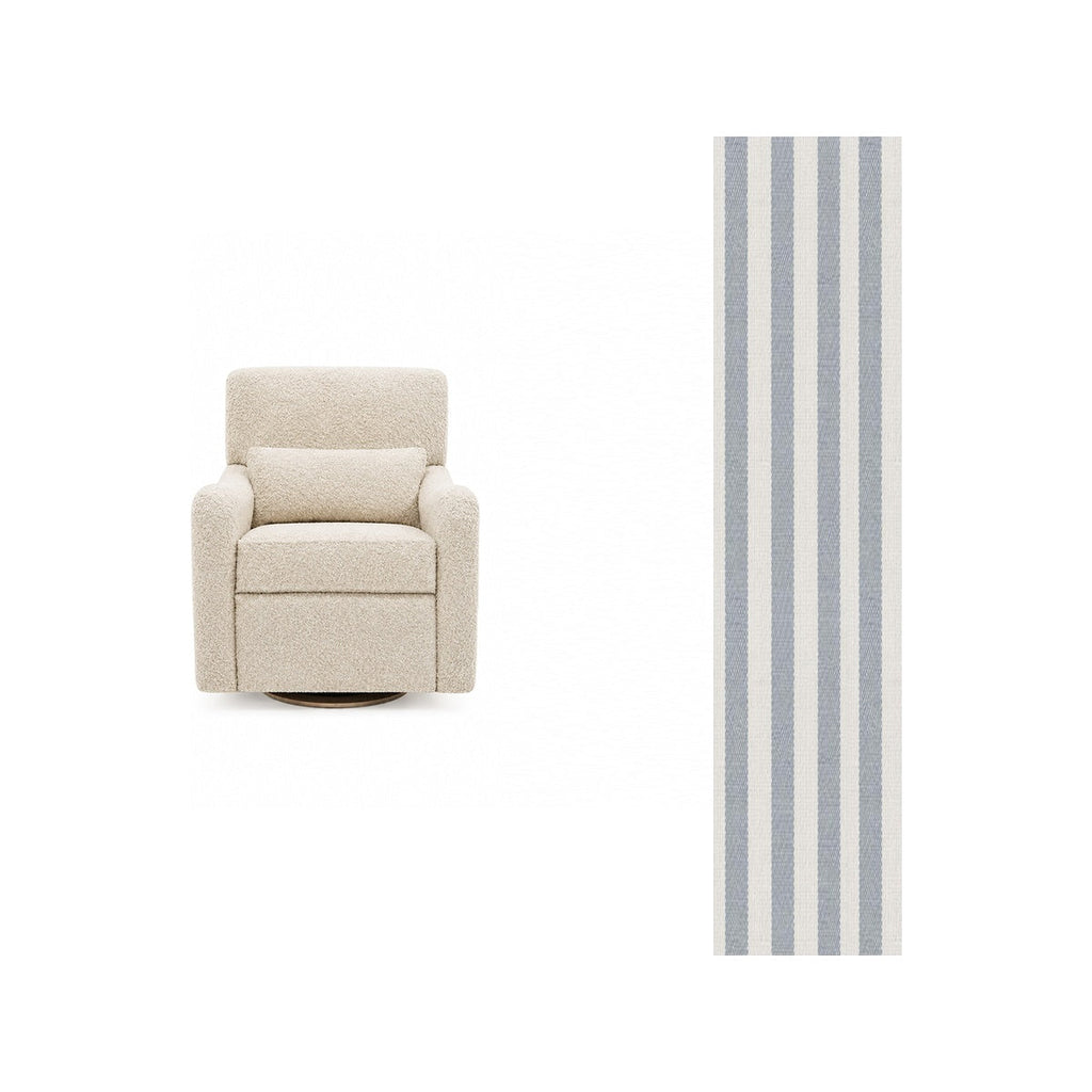 Teddy Power Gliding Swivel Nursery Recliner G737