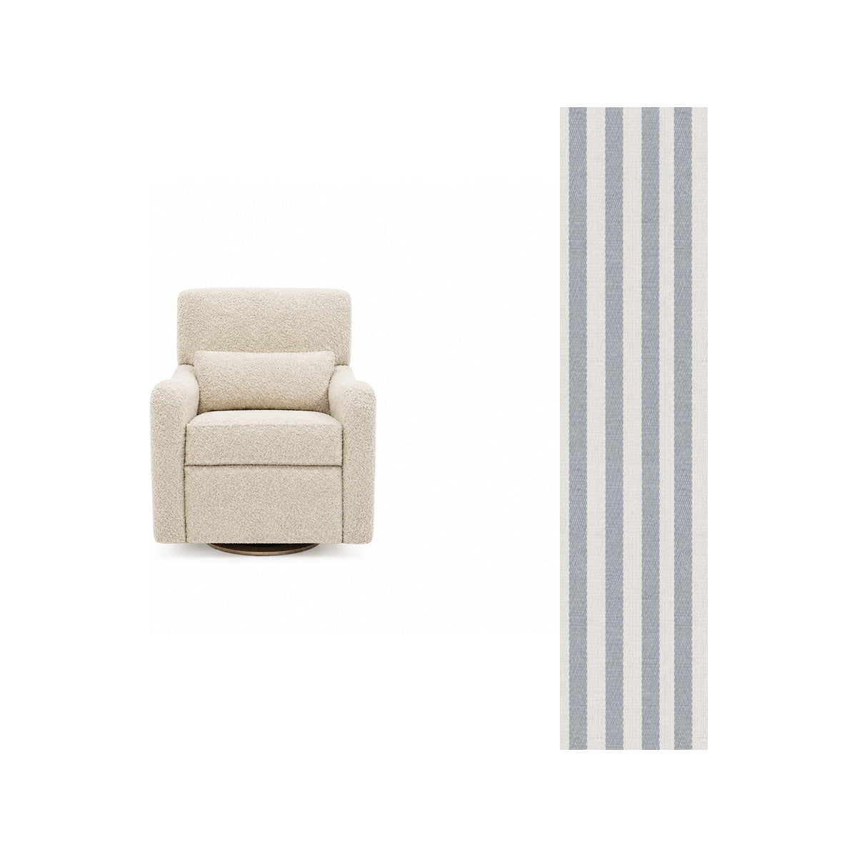 Teddy Power Gliding Swivel Nursery Recliner G737