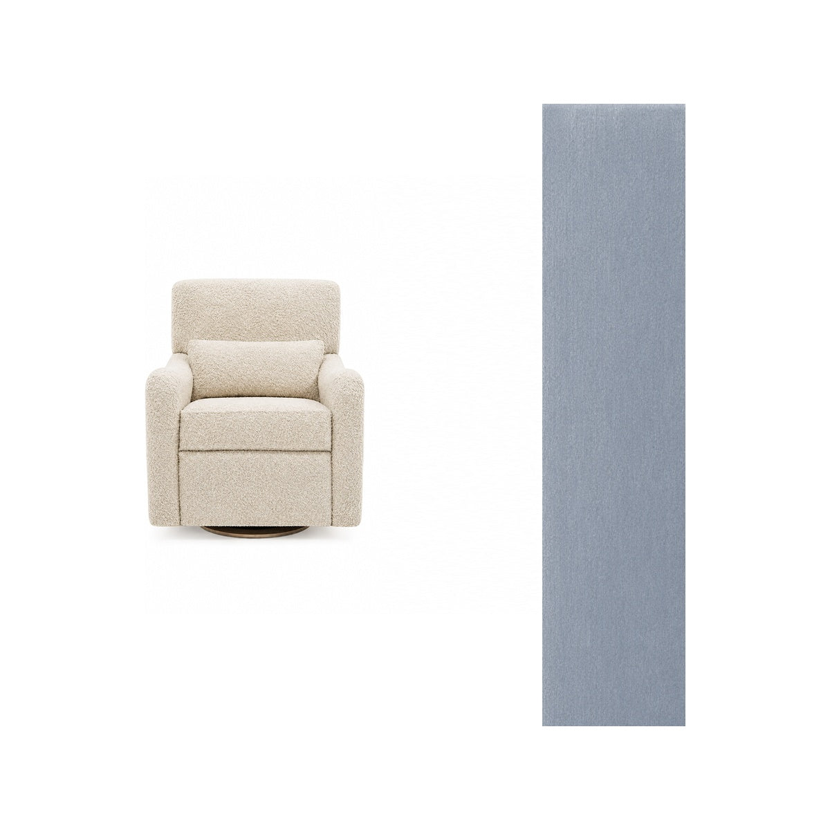 Teddy Power Gliding Swivel Nursery Recliner G737