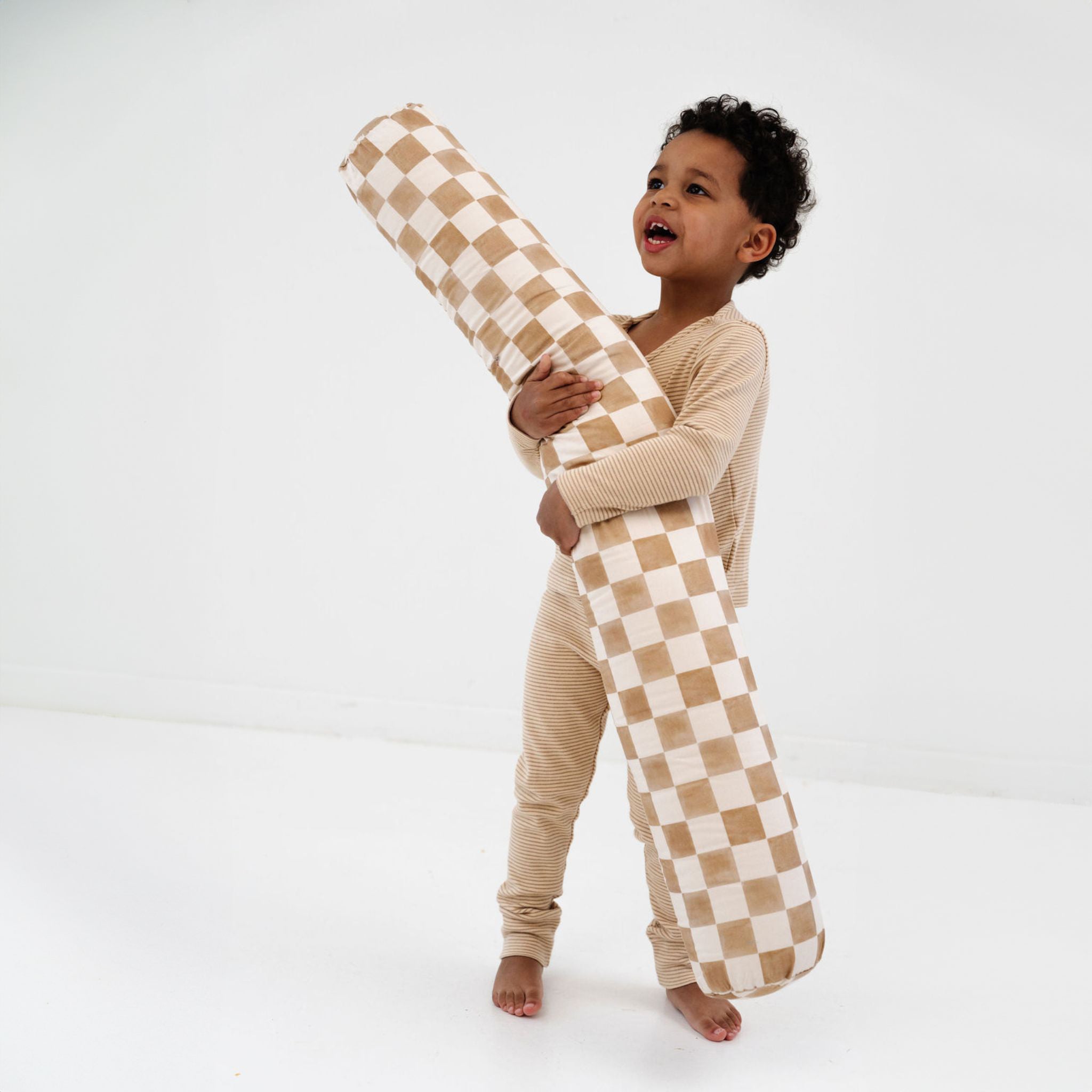 Checker Toffee Support Pillow A727118