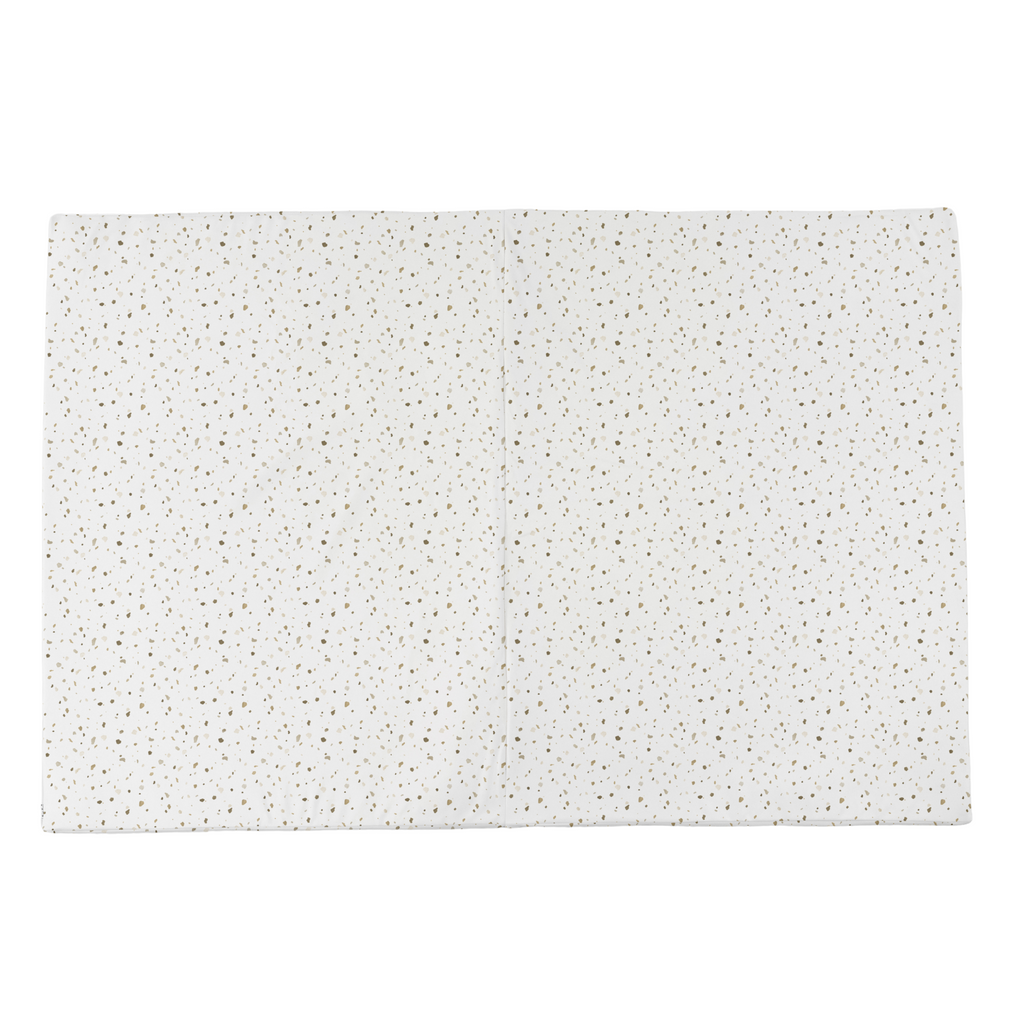 Terrazzo Chalk Vegan Leather Mat E7489
