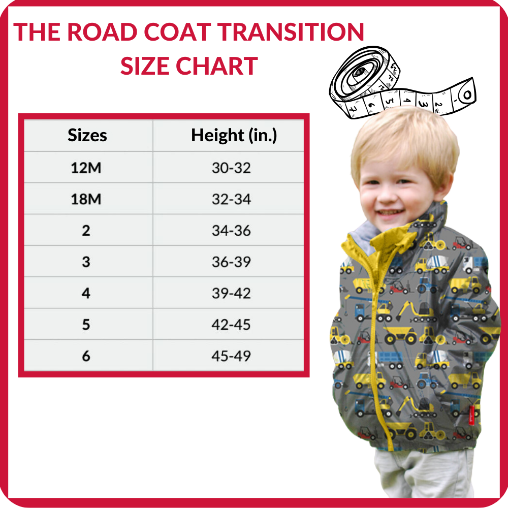 Construction Print Car Seat Coat E512