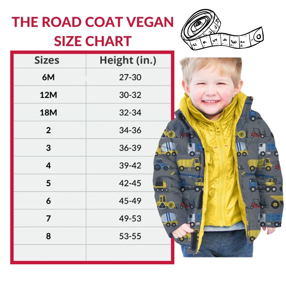 Car Seat Coat - Construction Print J109996