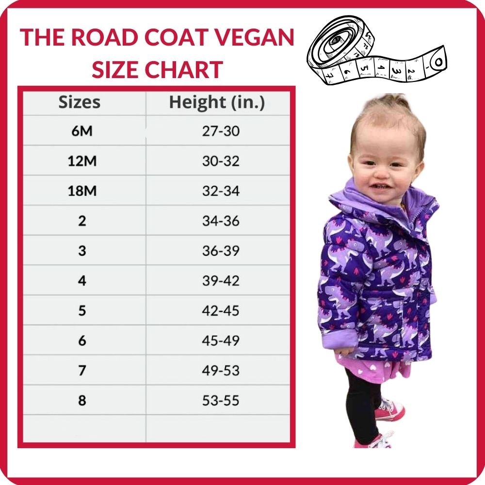 Car Seat Coat Vegan - Purple Raptor U571