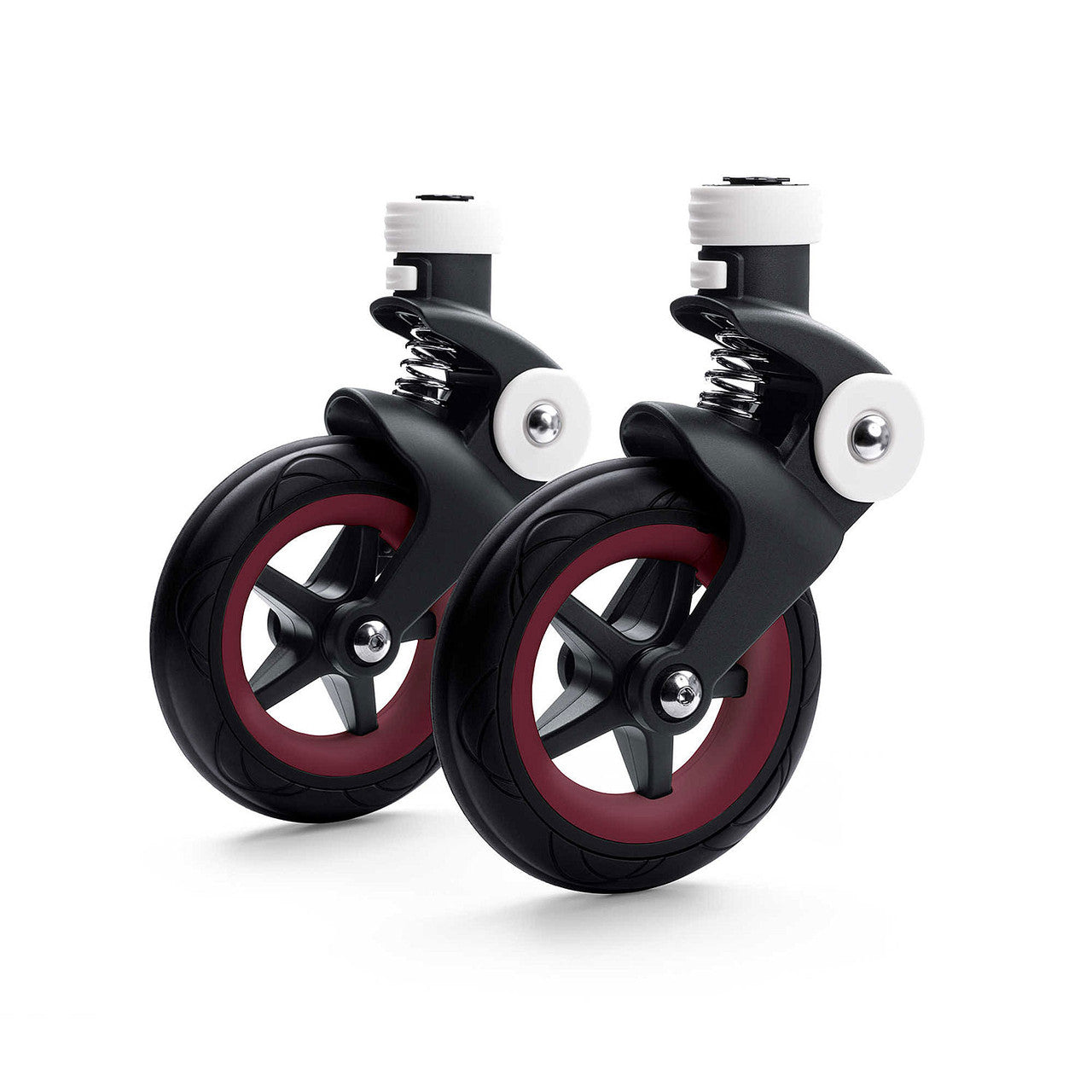 Dark Red Wheel Caps for Stroller J791520