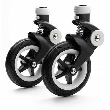 White Wheel Caps for Stroller J549880