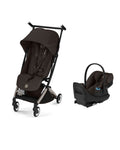 Chocolate Brown Stroller and Infant Car Seat Travel System K96180