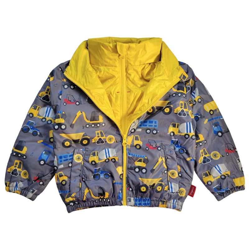 Construction Print Car Seat Coat E512