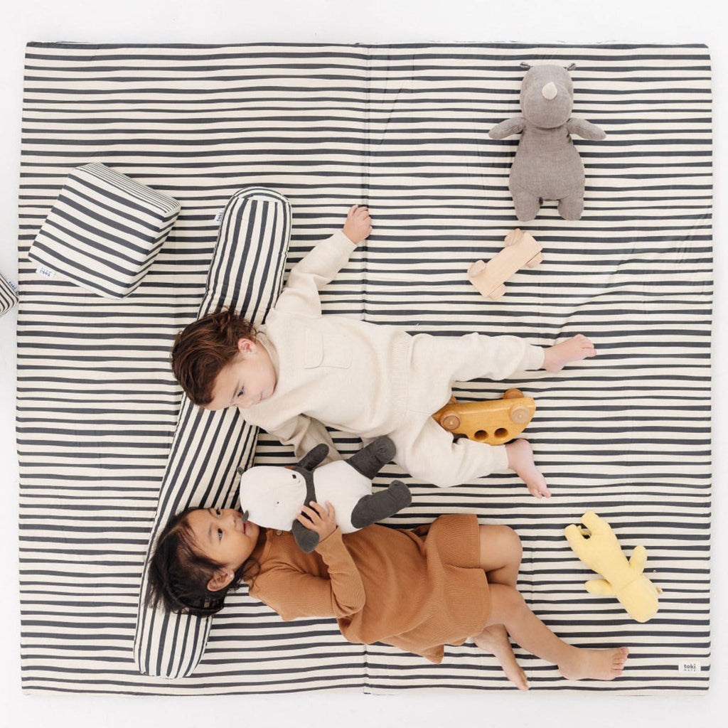 Organic Cotton Striped Kids Mat V185