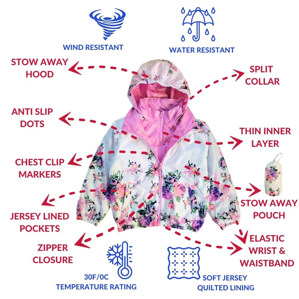 Floral Print Car Seat Coat I10439