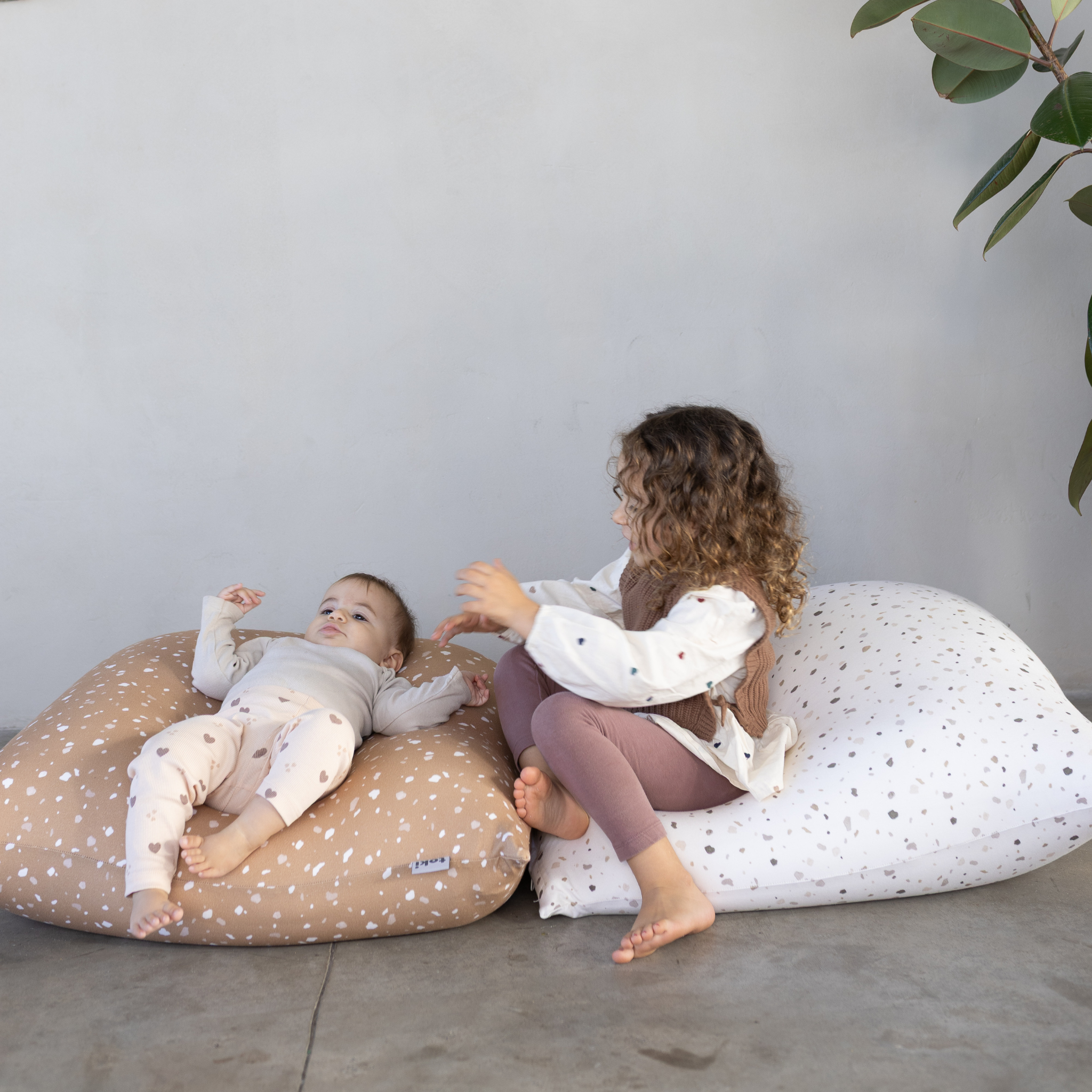 Terrazzo Chalk Bean Bag Q6185