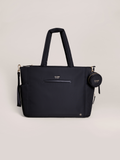 Utility-Strap Tote Diaper Bag - Black R1155