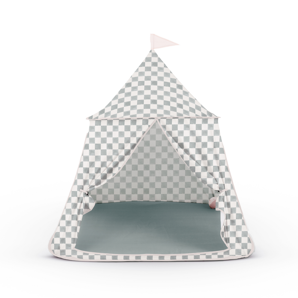 Kids Checker Matcha Play Tent Y622