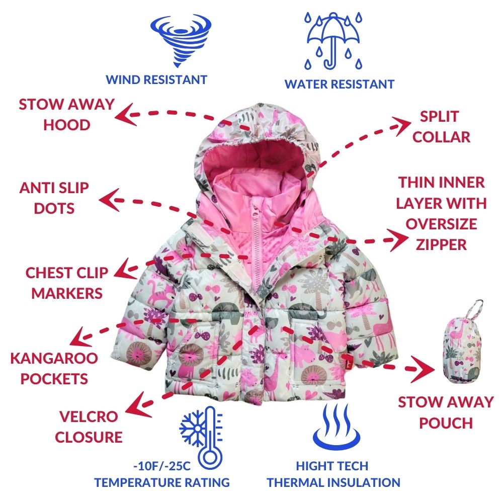 Safari Print Car Seat Coat U652363