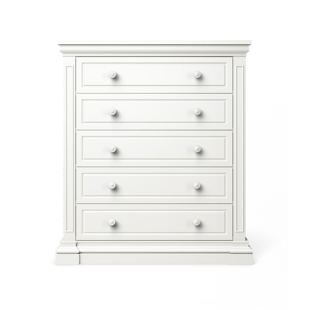 5 Drawer Chest - White V8739