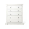 5 Drawer Chest - White V8739
