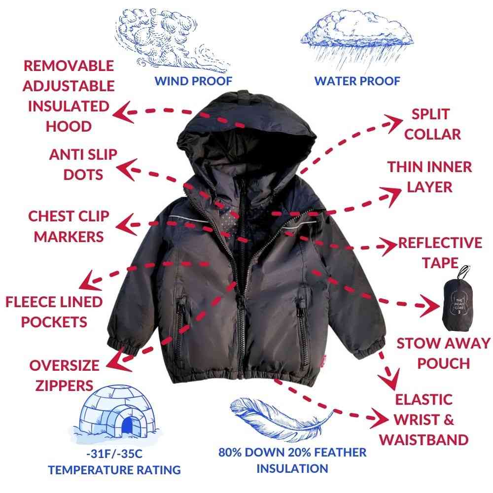 Car Seat Coat - Black Z812191