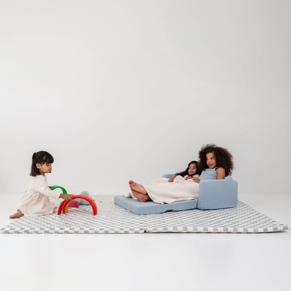 Checker Matcha Vegan Leather Mat C40001