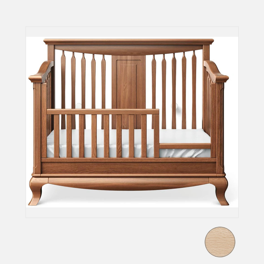 Convertible Crib with Open Back Z4107