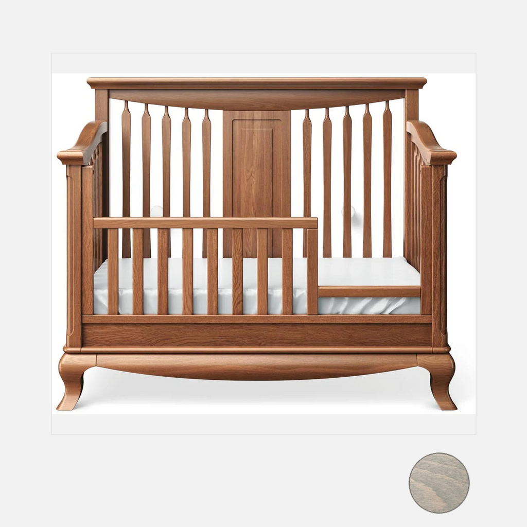 Convertible Crib with Open Back Z4107