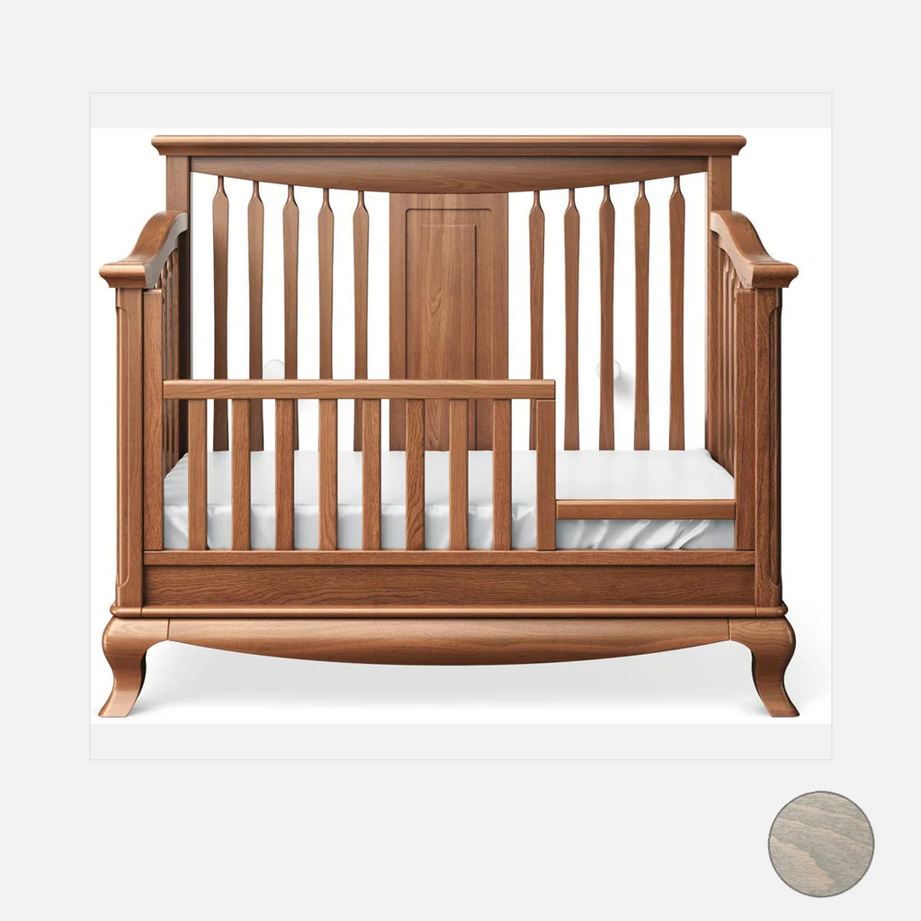 Convertible Crib with Open Back Z4107