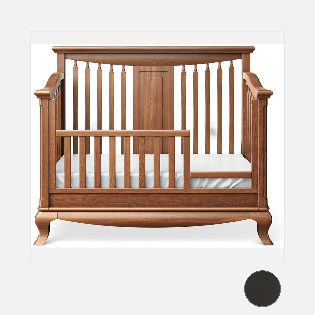 Convertible Crib with Open Back Z4107